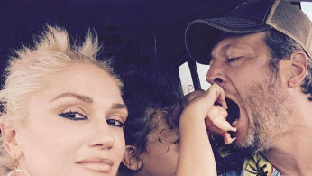 Gwen Stefani and Blake Shelton