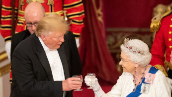 Donald Trump and Queen Elizabeth