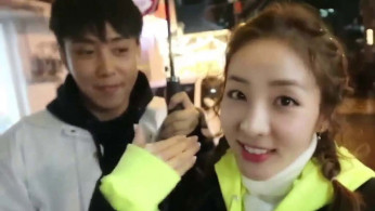 Sandara Park and Eun Ji Won