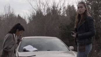 Luciana and Alicia in 'Fear The Walking Dead' Season 5