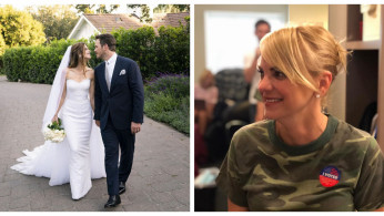 Chris Pratt and Katherine Schwarzenegger, Anna Faris