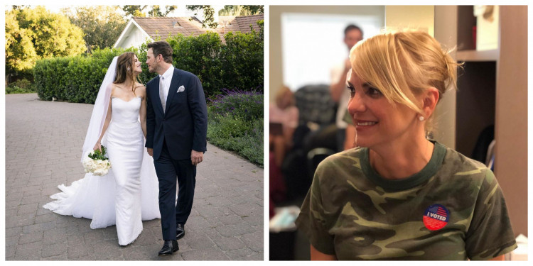 Chris Pratt and Katherine Schwarzenegger, Anna Faris