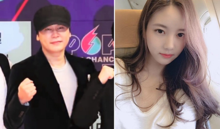 Yang Hyun Suk has been accused of threatening Han Seo Hee over B.I's drug case.