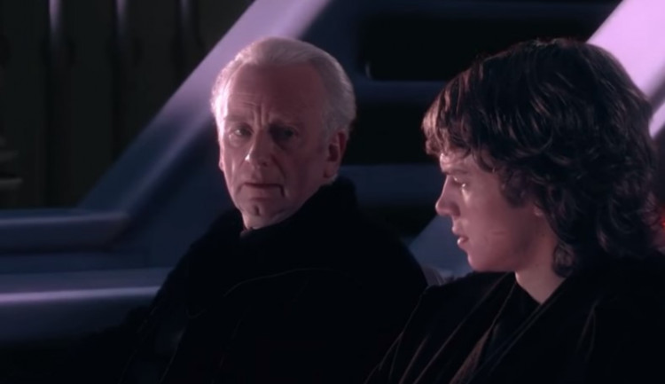 Sheev Palpatine and Anakin Skywalker in 'Star Wars: Revenge of the Sith'