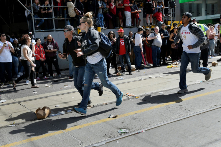 Reports of shots fired during Toronto Raptors victory parade in Toronto