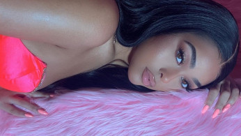 Jordyn Woods Looks Beautiful On Her Neon Latex Dress