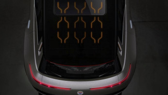 Fisker Electric SUV Showing Full Length Solar Panel Roof