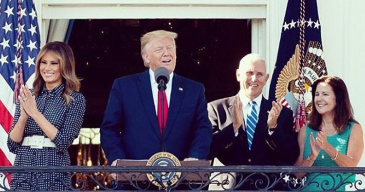 Melania Channels Ivanka Look During The ‘Summer Solstice’ White House Congressional Picnic