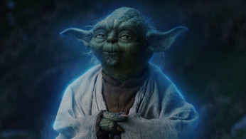 Yoda's Force ghost in 'Star Wars: The Last Jedi'