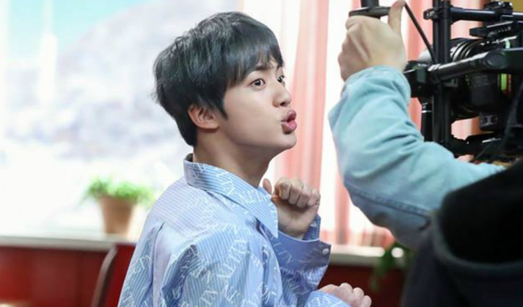 The fall appeared to hurt him.