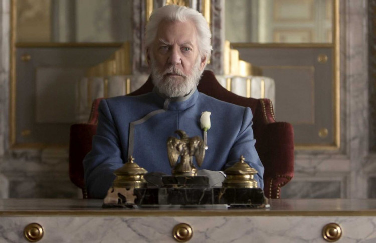 Donald Sutherland in ‘The Hunger Games: Mockingjay — Part I’