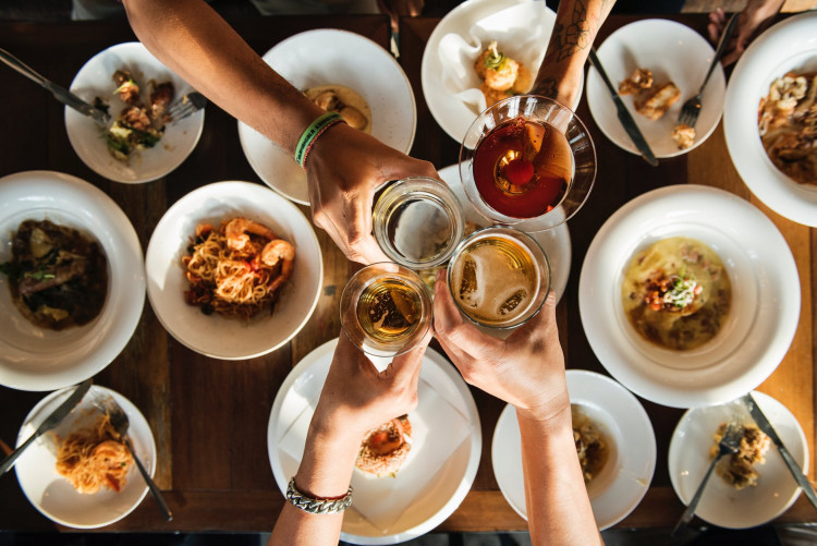 A toast and a feast.