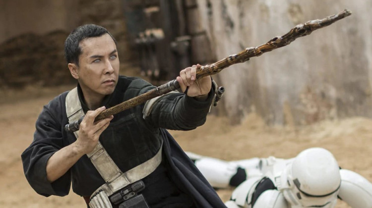 Donnie Yen as Chirrut Imwe in 'Rogue One: A Star Wars Story'
