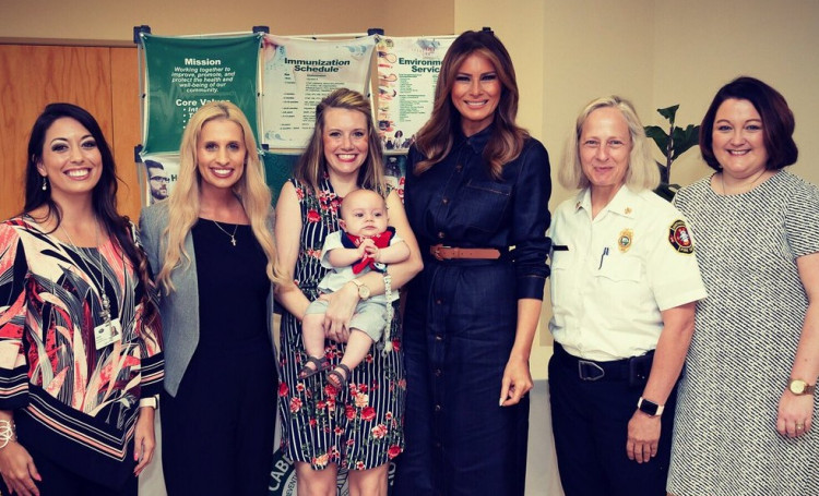 Melania Trump Wears Black For Be Best Campaign In West Virginia After Fourth Of July Commotion