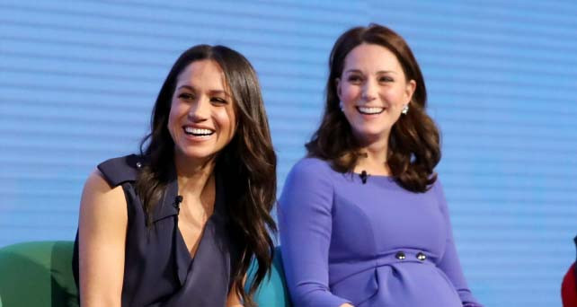 Meghan Markle and Kate Middleton