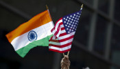 Indian American flags