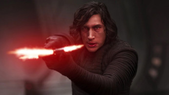 Adam Driver as Kylo Ren in 'Star Wars: The Last Jedi'