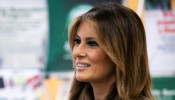 U.S. first lady Melania Trump listens during a small group discussion about the opioid crisis, at Cabell-Huntington Health Department in Huntington, W.V., U.S., July 8, 2019. REUTERS/Al Drago