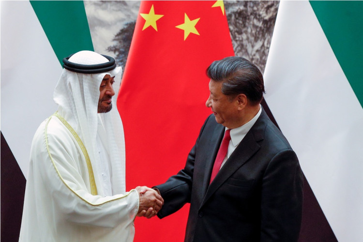 Abu Dhabi's Crown Prince in China