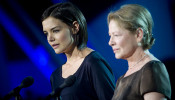 Katie Holmes and Diane West