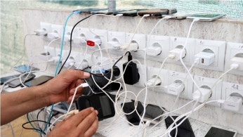 Phones and Power Banks Charging