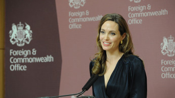 A tabloid claimed it got a full interview of Angelina Jolie, opening up about her divorce from Brad Pitt.