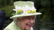 Queen Elizabeth II visits Gorgie City Farm