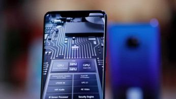 The Huawei Mate 20 Pro is pictured on the company's stand during the 'Electronics Show - International Trade Fair for Consumer Electronics' at Ptak Warsaw Expo in Nadarzyn