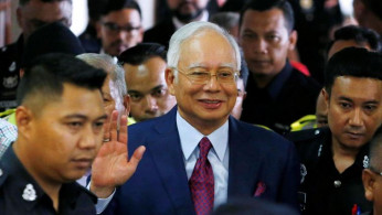 Disgraced former Malaysian PM Najib Razak