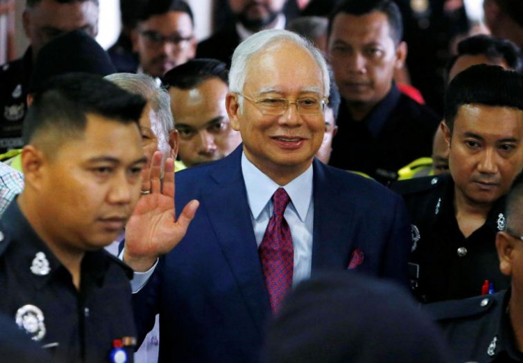 Disgraced former Malaysian PM Najib Razak