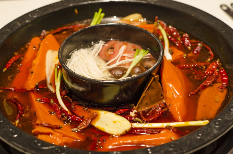 Sichuan hotpot