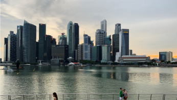 Singapore business district