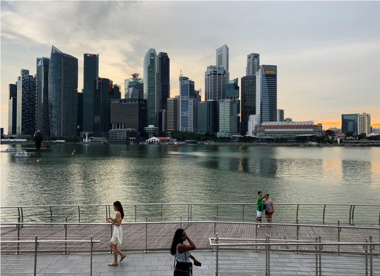 Singapore business district