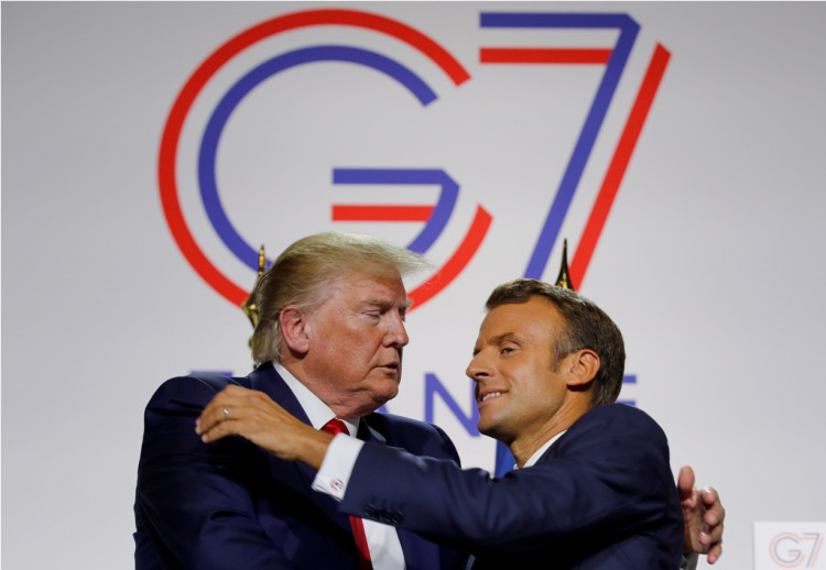 Trump and Macron
