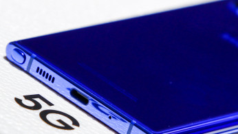 Close up of the Samsung Galaxy Note 10 during the launch event of the Galaxy Note 10 at the Barclays Center in Brooklyn, New York, U.S., August 7, 2019. 