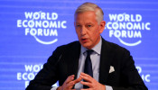Dominic Barton, Global Managing Partner, McKinsey & Company attends the annual meeting of the World Economic Forum (WEF) in Davos