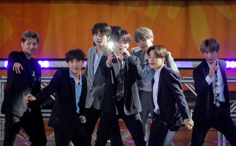 Members of K-Pop band, BTS 