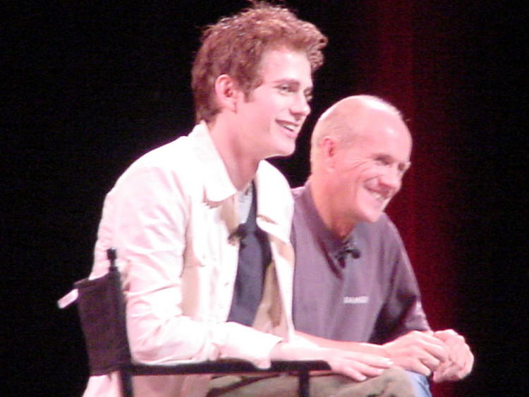 Hayden Christensen and Nick Gillard