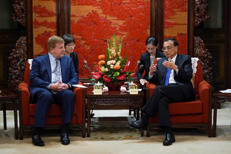 Chinese Premier Li Keqiang Li Keqiang Meets U.S. Entrepreneurs