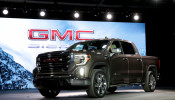 General Motors debuts the new 2019 GMC Sierra pickup truck at the Russell Industrial Center in Detroit, Michigan, U.S., March 1, 2018. 