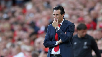 Soccer Football - Premier League - Liverpool v Arsenal - Anfield, Liverpool, Britain - August 24, 2019 Arsenal manager Unai Emery Action Images via Reuters/Carl Recine